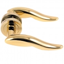 elegante Türgriffe Türbeschläge Türdrücker Profilzylinder Rosetten 450r50 Gold